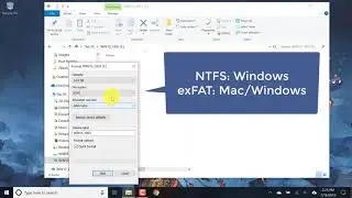 Windows: Format External Drive