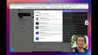 Extract LinkedIn post reactions and send them to Clay via webhook