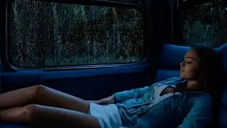 Bid Insomnia Adieu: Embrace Deep Sleep with Intense Rain & Thunder Growls by the Camping Car Window