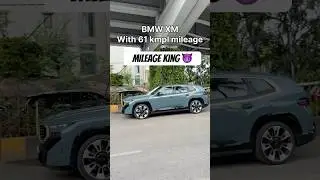 BMW XM mileage king #bmw #bmwxm #luxurycar #luxury #car #mileage #trending #viralvideo #shorts #v6