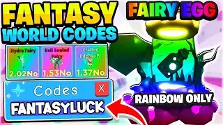 ALL NEW RAINBOW FANTASY WORLD PETS & CODES IN ROBLOX CLICKER SIMULATOR! Roblox