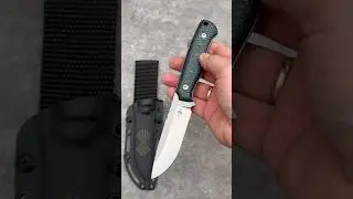 Baltic Blades Varnas &ldquo;Arctic Storm&rdquo; Satin Elmax FatCarbon Black Kydex #survival #fatcarbon