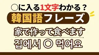 【韓国語聞き流し】韓国人が日常で使う簡単フレーズ（ヘヨ体）