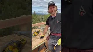 How to mark seat cuts on rafters.