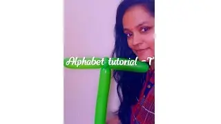 Balloon animals for beginners alphabet T - intwist