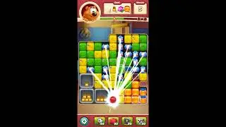 Toon Blast Level 8461 - NO BOOSTERS 🐻🐺🐱 | SKILLGAMING ✔️