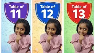 Table 11 12& 13 #maths #learning 