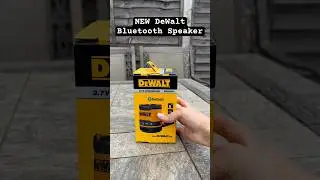 NEW DeWalt Bluetooth Speaker #dewalttools #bluetoothspeaker