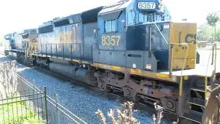 CSX Railfanning in Waycross, Georgia; Home of CSX's Rice Yard.