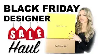 BLACK FRIDAY DESIGNER SALE HAUL + TRY ON | YVES SAINT LAURENT OPYUM PUMPS & SELF PORTRAIT