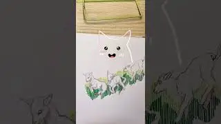 Painting some cute skeleton lambs | Satisfying Watercolor Speedpaint | Aeryn Art #speedpainting #art