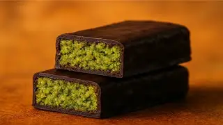 Homemade Pistachio Bounty Bars | Dark Chocolate & Coconut Pistachio Candy Recipe