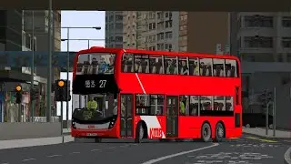 [原速][回到最初掛牌線]OMSI 2 KMB E6X90 WX7364@27 順天 Shun Tin ↺ 旺角 Mong Kok