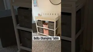 Delta Diaper Changing Table🧷 #shorts #diapertable #changingtable #babyfurniture #babyessentials