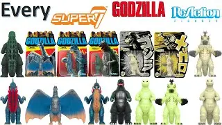 ***see newer video*** Every Super7 Godzilla ReAction figures Comparison List