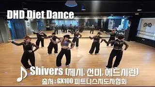 DHD / 드림하이 댄스 / 다이어트 댄스 / shivers 쉬벌스(제시, 선미, 에드시런) / 청주 다이어트 댄스 / 출처: GX100 피트니스지도자협회 /  Low 파트
