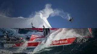 Travis Rice joins Dongfeng Race Team at the Volvo Ocean Race Cardiff stopover