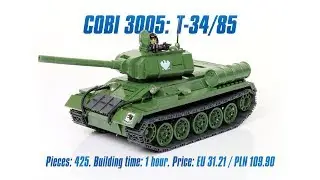 [COBI 3005] T-34/85 review & speed build