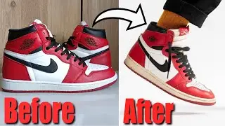 How to AGE Soles and DISTRESS Jordan 1s