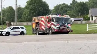 Indiana State police conducting accident investigation U.S. 50 and Troy Rd., Washington, IN