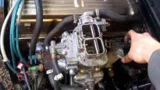 Ford Sierra 2.0 w. Weber 38 DGAS - first start