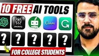 Top 10 Free AI Tools for College Students |  AI Tools to Increase your Productivity