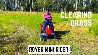 Clearing grass | Rover Mini Rider | Malayali Farm | Australia | Brisbane