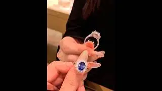 The noble and magnificent sapphire exudes a subtle brilliance #gemsnjewellery #sapphire #viralvideo