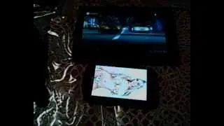 Comparison of my Samsung Focus (wp7) and my Kindle Fire (ICS) multitasking