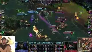 HotShotGG Reacts to CLG 1 - Vs LMQ