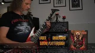 VADER - Unbending (Official Guitar Playthrough)