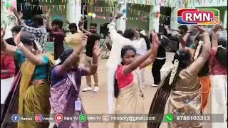 குன்னூரில் ஆடல் பாடங்களுடன் கோலாகலமாக அரசு கலை மற்றும் அறிவியல் கல்லூரில் கொண்டாடபட்ட பொங்கல் விழா