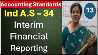 13. Ind A.S &ndash; 34: Interim Financial Reporting from Accounting Standards Subject