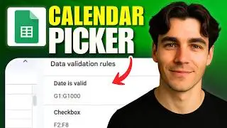 How to Add A Calendar Date Picker In Google Sheets (Tutorial 2026)
