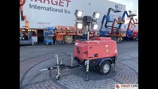 782608 TOWERLIGHT BATTERY LED-1 BLED-1 DIESEL LIGHTNING TOWER 4x120W LED W/GENERATOR 5KVA 2014 5884H