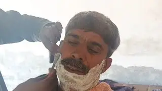 FAST AND AGGRESSIVE SHAVE OLD MAN  | STRESS RELIEF SOUNDS #asmr boos#