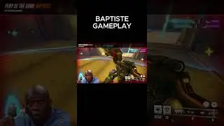Baptiste Carried the Whole Team Like a DPS 💀🔥 | Overwatch 2 #Shorts