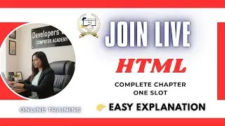 🔴 LIVE | HTML Complete Chapter One Shot 🚀 Lecture + MCQs | Competitive Exams