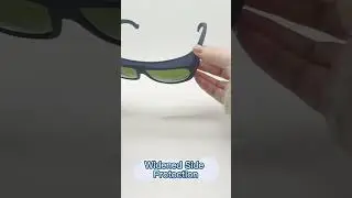 Laser Safety Glasses CE Certified Eye Protection Goggles Anti-Scratch UV Protection Laser Glasses
