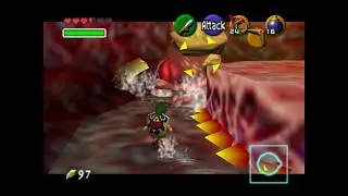 How to kill the Giant Octopus mini boss guy - Zelda: Ocarina of Time