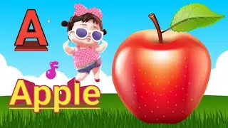 A for apple // अ से अनार  //phonics song abcd nursery rhymes abc b for ball kidssog