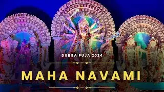Maha Navami✨Series - 4 Durga Puja 2024🌸Evening Aarti🪷Dandiya Night💃#durgapuja #viralvideo #youtube