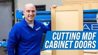 Cutting MDF Cabinet Doors on a ShopSabre CNC