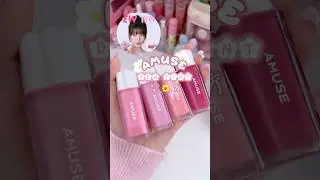 Amuse Dew Tint🌼 #kbeauty #makeup #amuse #liptint #lippies #wonyoung  #pink #yesstyle #shorts #fyp