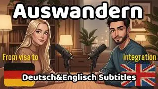 Auswandern nach Deutschland 🏠 - From visa to integration | German immigration A1-A2