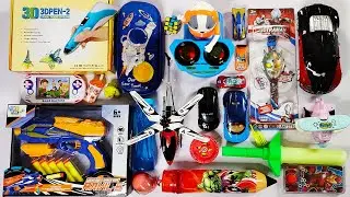 Top 10 Toys Collection🤑DJ Pig, 3D Pen, Sword, Rc Bugatti, Pencil Box, Sharpeners, Guns, ps5, Watches