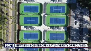 FOX news coverage of the Coach Jim Verdieck Tennis Center opening