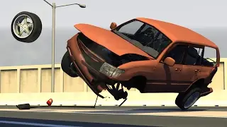 High Speed Rollover Crashes - BeamNG DRIVE EP4