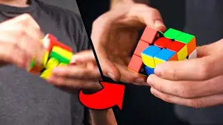 TURNING A 3x3 IN SLOW MOTION IS SOOO SATISFYING! (especially the last one) #shorts