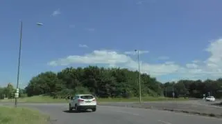 Driving On Tudor Way, Bromyard Road, Grove Way & Hams Way, Worcester, England